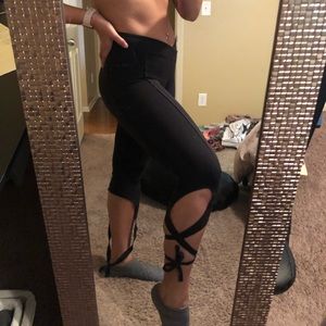 Free people tie down leggings